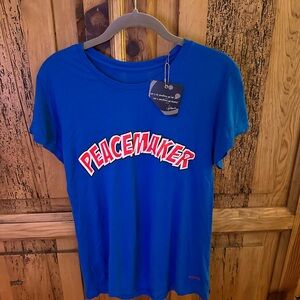 Blue Peacemaker Graphic Tee